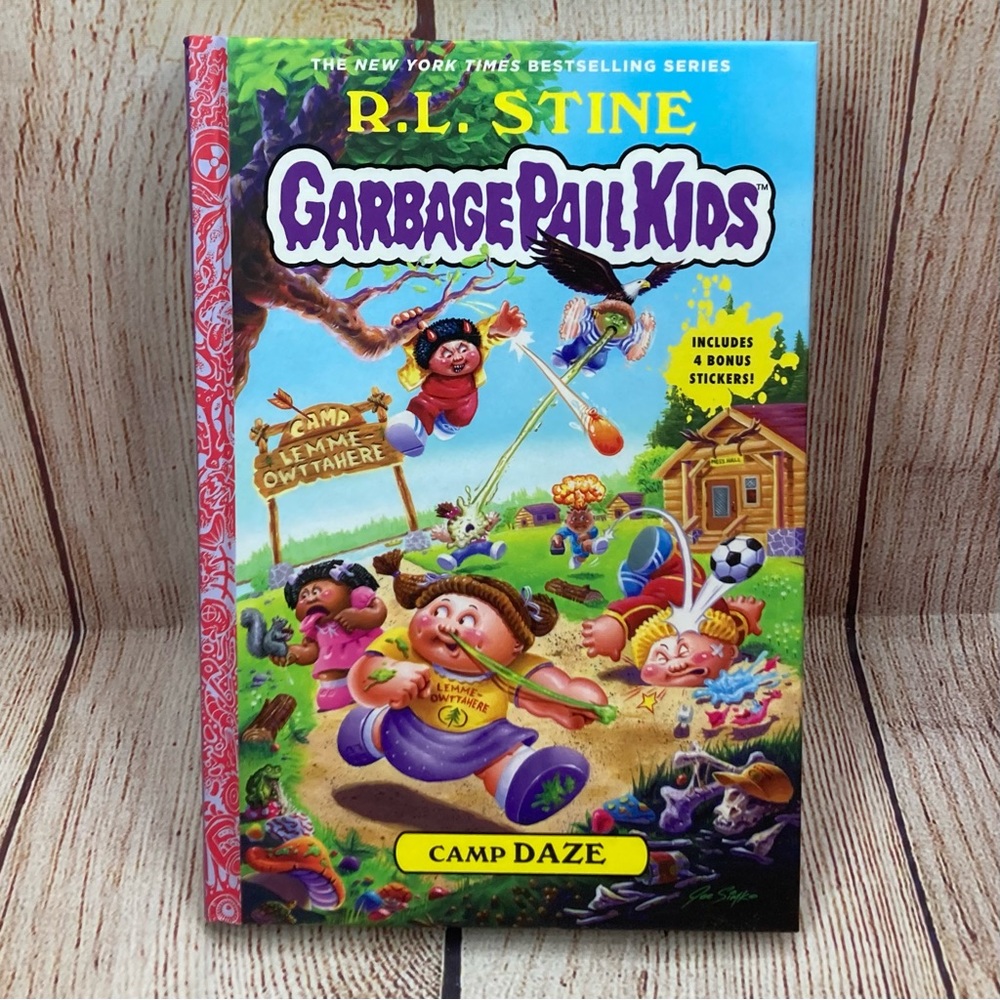 Garbage Pail Kids Camp Daze Hardcover Book By R.L. Stine Amulet Books
